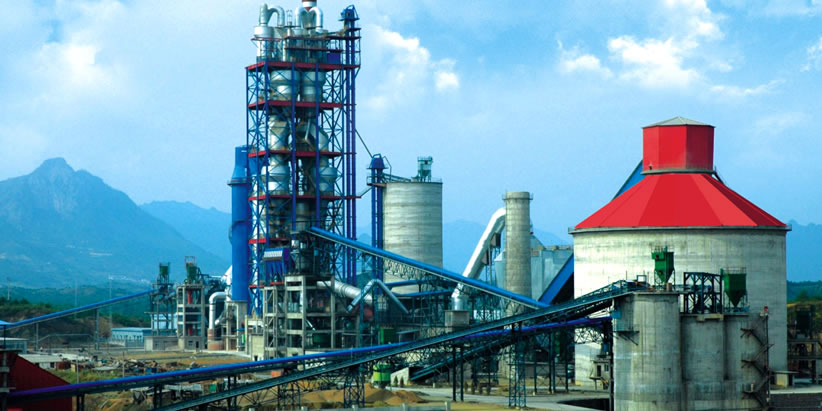 水泥生产设备工艺流程图